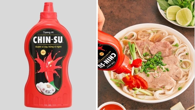 Tương ớt Chinsu ăn cùng với phở Tương ớt Chinsu ăn cùng với phở