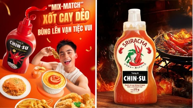 Giá tương ớt Chinsu tùy vào dung tích và loại sản phẩm Giá tương ớt Chinsu tùy vào dung tích và loại sản phẩm