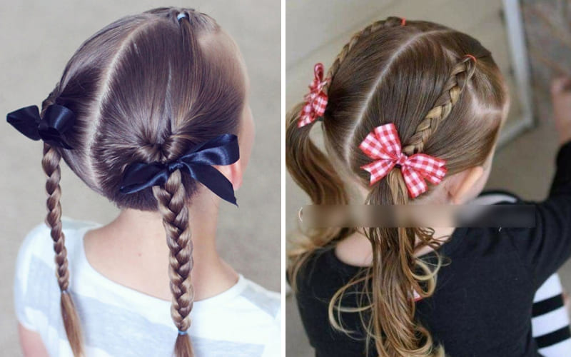 Tiêu chí chọn kiểu tóc đẹp cho bé gái đến trường