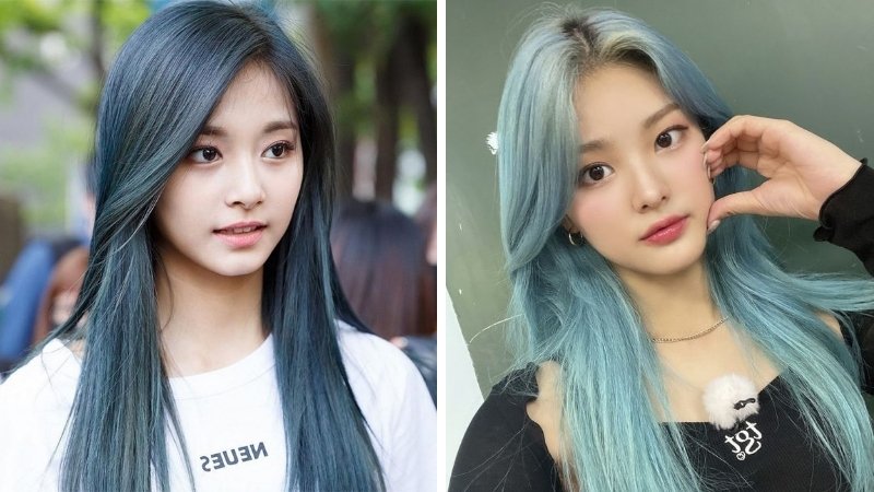 Nhuộm tóc tone màu xanh dương Nhuộm tóc tone màu xanh dương