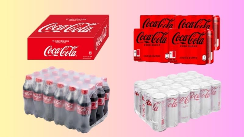 Đa số mỗi thùng Coca Cola có khoảng 24 chai/lon