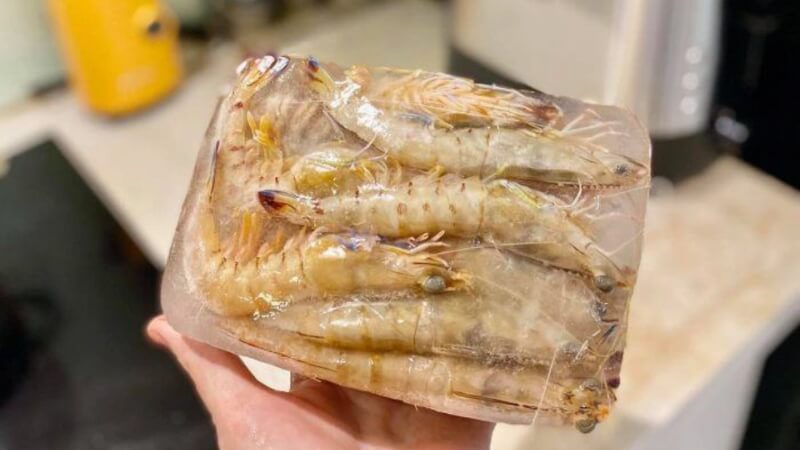 Mẹo luộc tôm đông lạnh Mẹo luộc tôm đông lạnh
