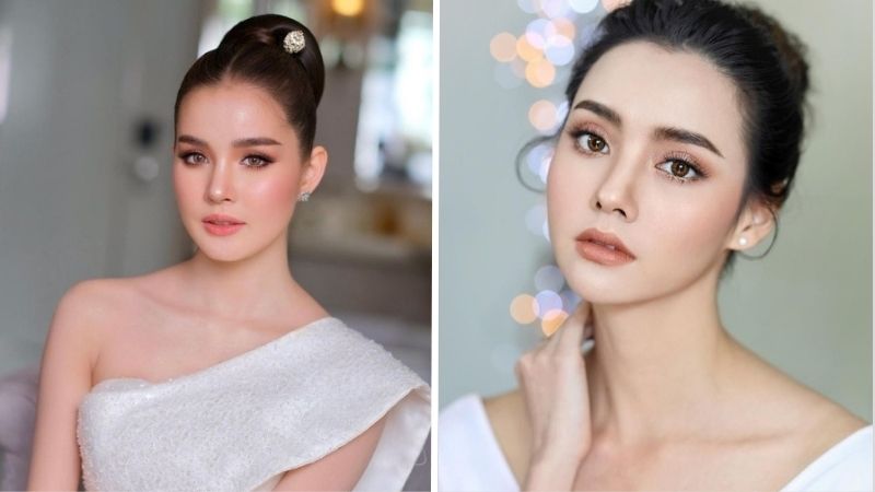 Lông mày ngang kiểu Thái thể hiện nét hiện đại, cá tính