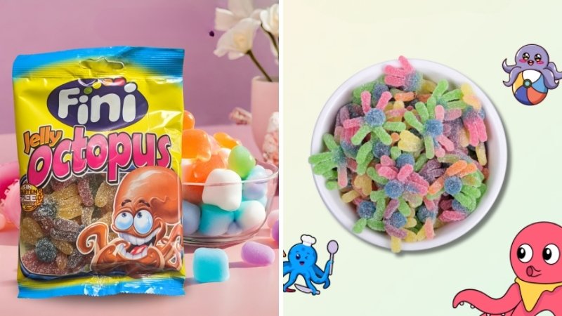 Kẹo dẻo Fini Jelly Octopus (Hình bạch tuộc)