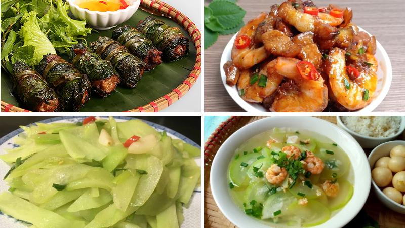 Thực đơn 3 đổi vị cuối tuần