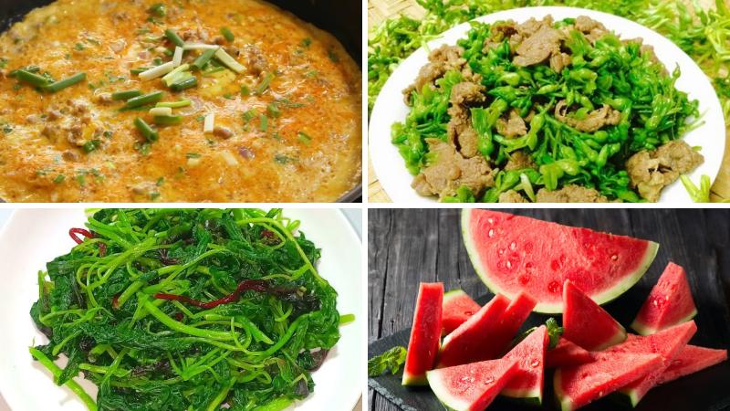 Thực đơn 4 nhanh gọn cho ngày bận rộn