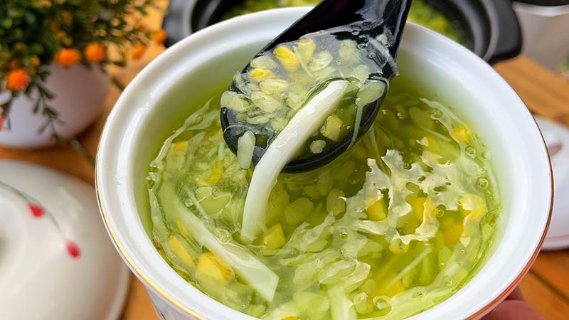 Chè ngô cốm thanh mát Chè ngô cốm thanh mát