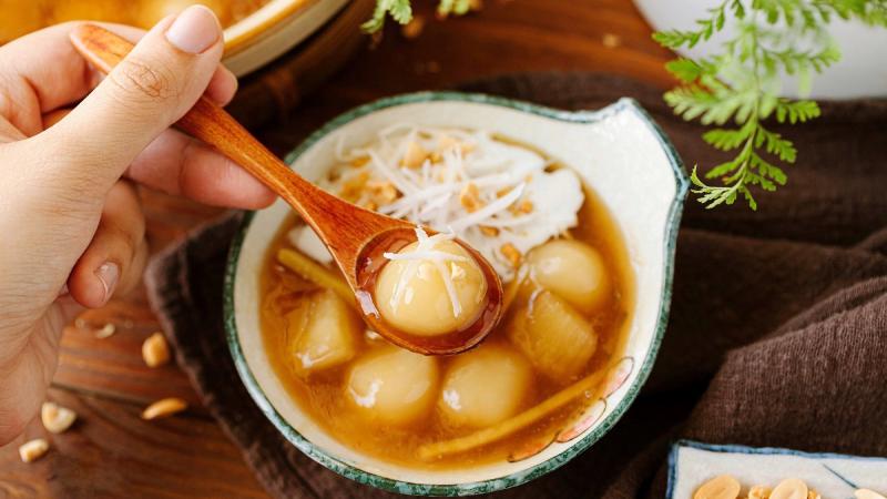 Chè sắn đường nâu ấm bụng Chè sắn đường nâu ấm bụng