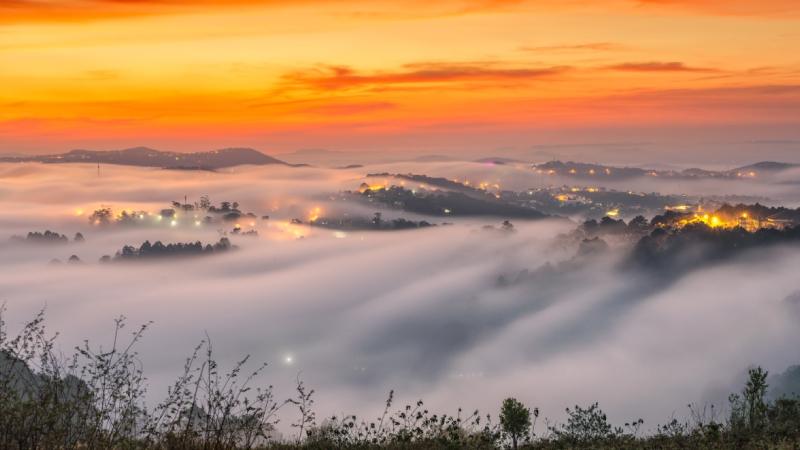 Săn mây và đón bình minh huyền ảo