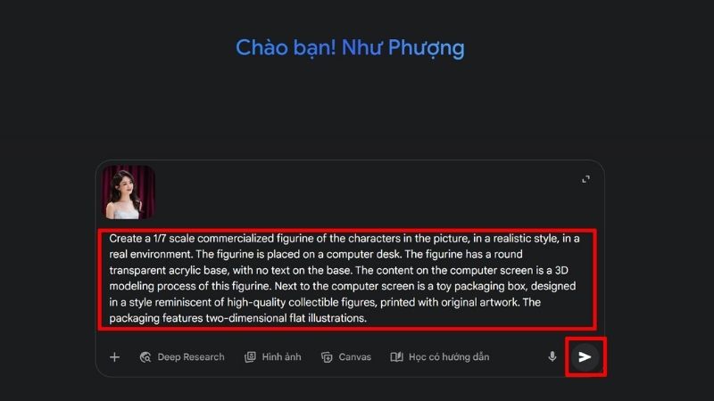 Nhập Prompt để tạo mô hình đồ chơi 3D AI Nhập Prompt để tạo mô hình đồ chơi 3D AI