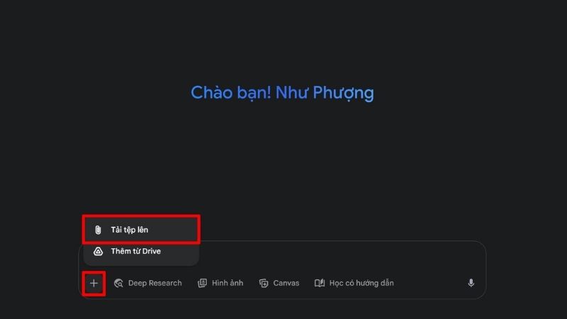 Tải hình ảnh gốc lên Gemini Tải hình ảnh gốc lên Gemini