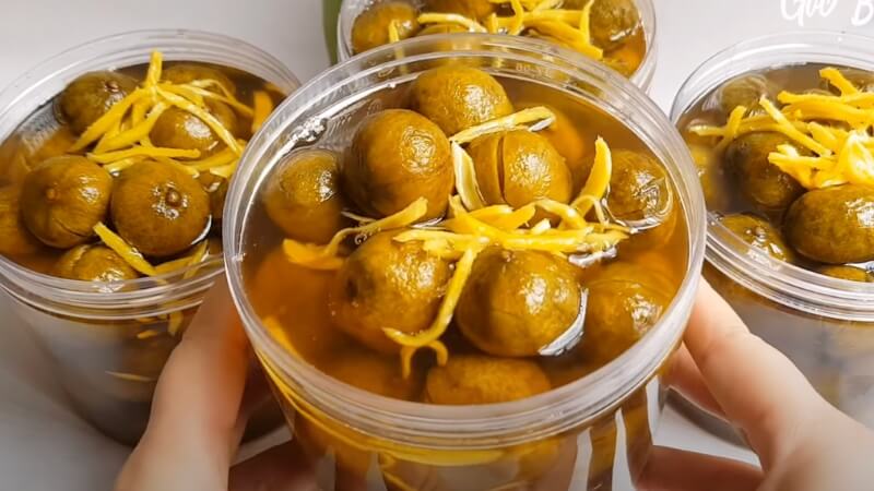 sấu ngâm gừng sấu ngâm gừng
