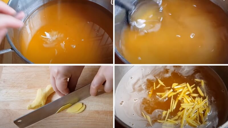 Nấu nước đường Nấu nước đường