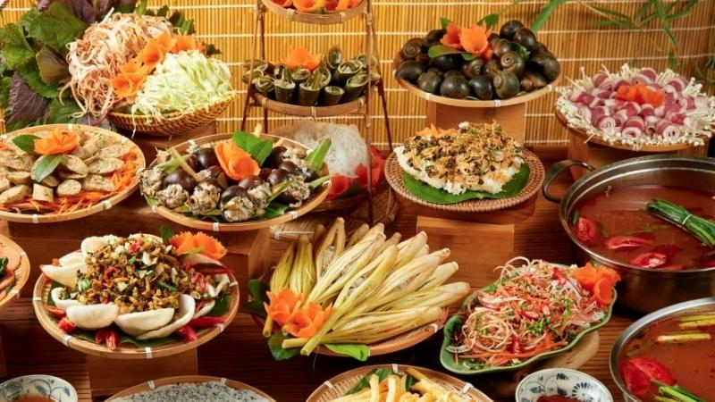 Các món ngon tại Ốc Bà Già