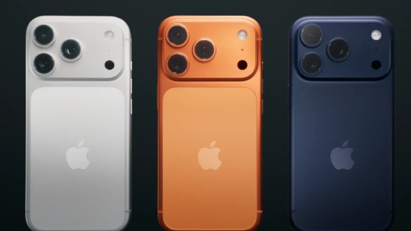 iPhone 17 Pro và 17 Pro Max gồm 3 màu