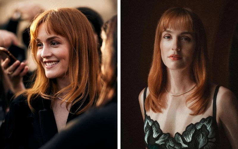 Leighton Meester rạng rỡ với mái tóc ánh đồng