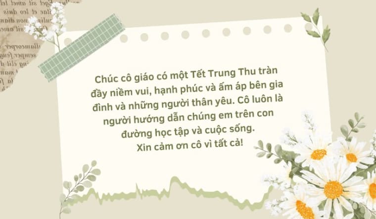 30+ lời chúc Trung thu cho thầy cô hay, ý nghĩa và chân thành