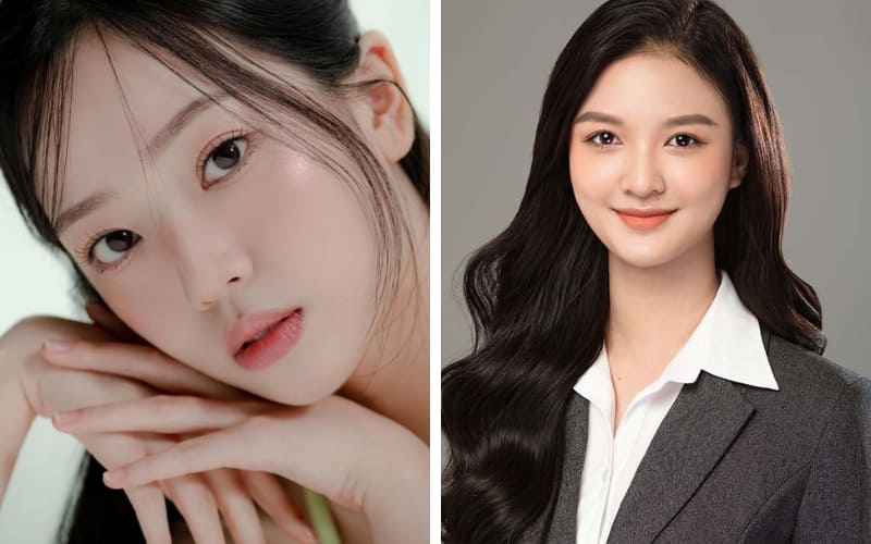 Lớp nền trong suốt giúp gương mặt sáng và hài hòa