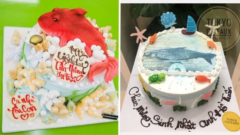 Mẫu bánh cá chép cho mùa Trung thu