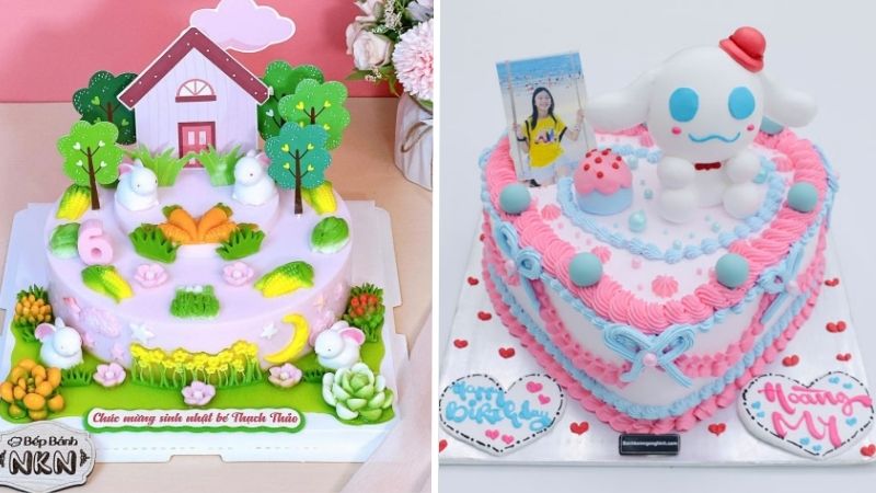 Mẫu bánh kem Thỏ Ngọc