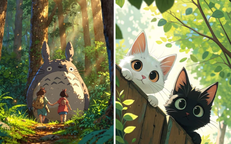 Anime động vật đáng yêu