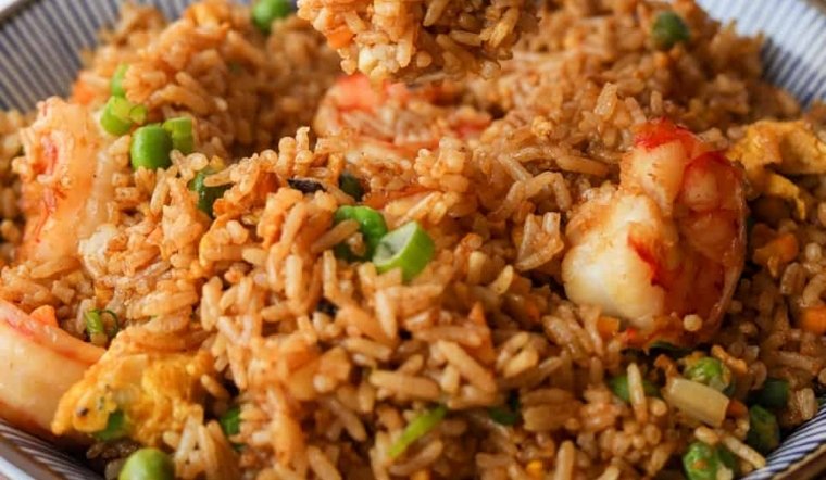 Thử làm cơm lười tôm kim chi cay nồng: thử thách vị giác, cực hấp dẫn
