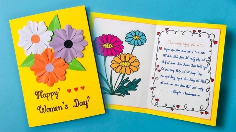 Mẫu thiệp 20/10 tặng cô giáo - 5 Mẫu thiệp 20/10 tặng cô giáo - 5