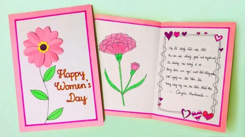 Mẫu thiệp 20/10 tặng cô giáo - 4 Mẫu thiệp 20/10 tặng cô giáo - 4