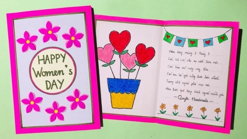 Mẫu thiệp 20/10 tặng cô giáo - 2 Mẫu thiệp 20/10 tặng cô giáo - 2