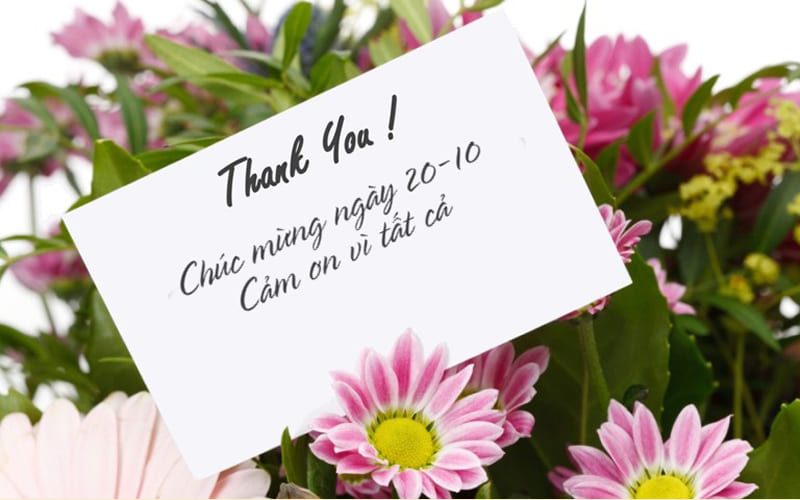 Lời cảm ơn 20/10 dành cho bạn bè, người thân