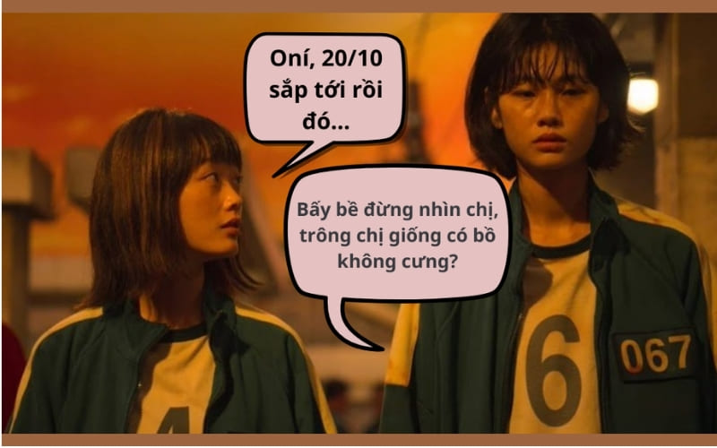 Ảnh chế vui nhộn gửi lời chúc đầy sáng tạo.