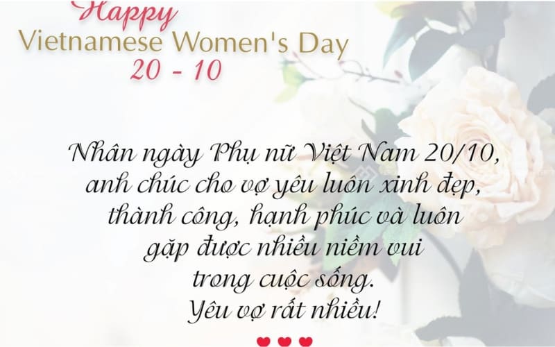 Ảnh 20/10 giúp gửi trọn yêu thương ngọt ngào đến nàng.