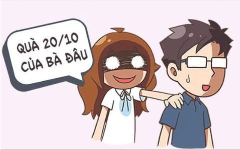 Những bức ảnh chế 20/10 khiến người nhận bật cười.