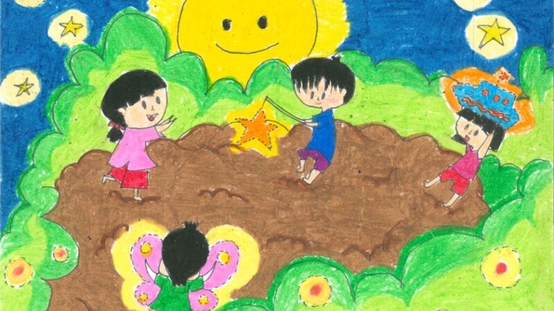 Tranh phong cảnh đêm trăng rằm 2