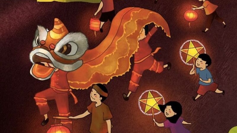 Tranh chị Hằng, chú Cuội và Thỏ Ngọc 2