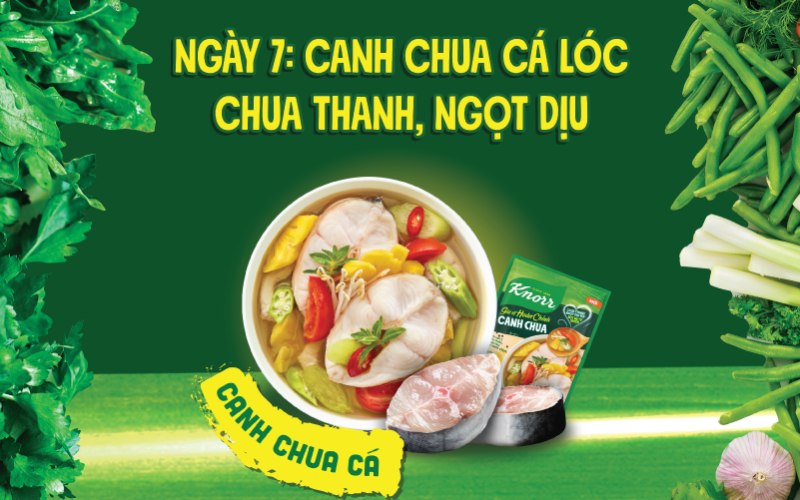 Ngày 7: Canh chua cá lóc