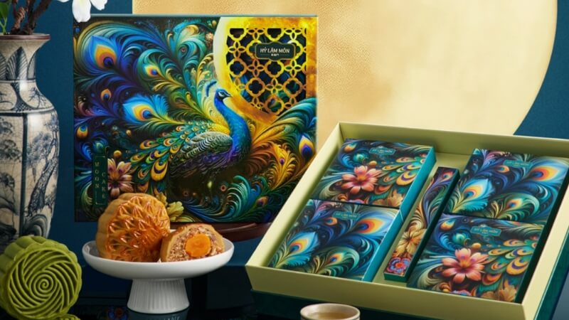 Thiết kế hộp quà sang trọng, bắt mắt
