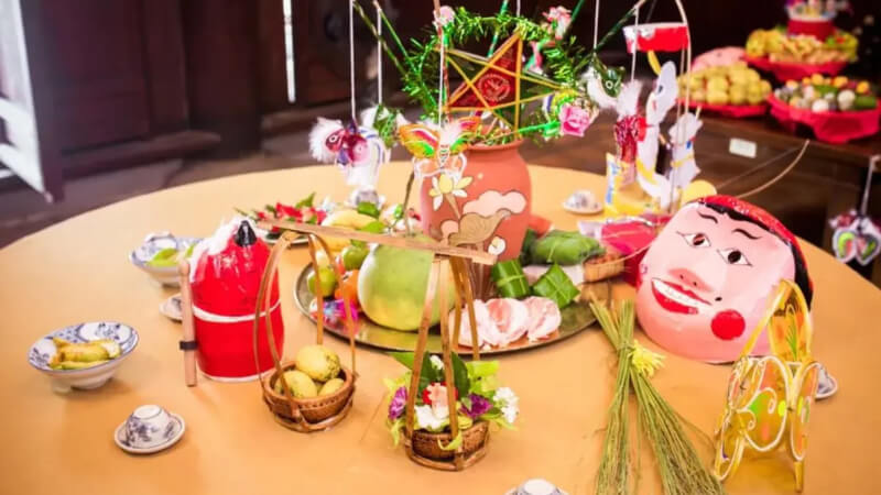 Trang trí mâm cỗ theo chủ đề hiện đại