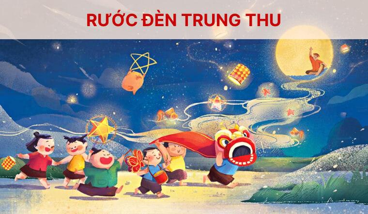 Rước đèn Trung thu: Nét đẹp văn hóa trong đêm trăng rằm