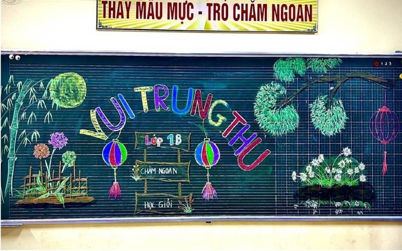 Gam màu hài hòa giúp bảng thêm sang trọng và thu hút.