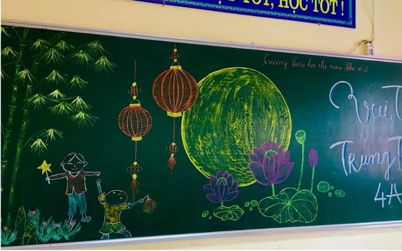 Bố cục tinh gọn giúp bảng trang trí thêm hài hòa và cuốn hút
