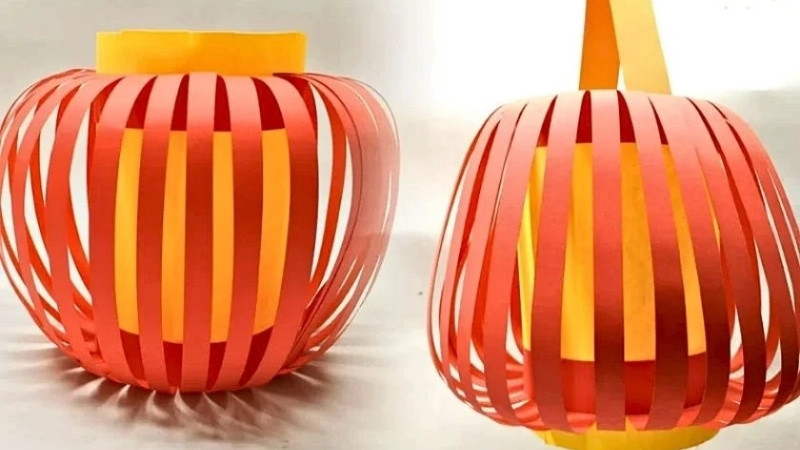 Hình ảnh đèn lồng handmade, tái chế 4