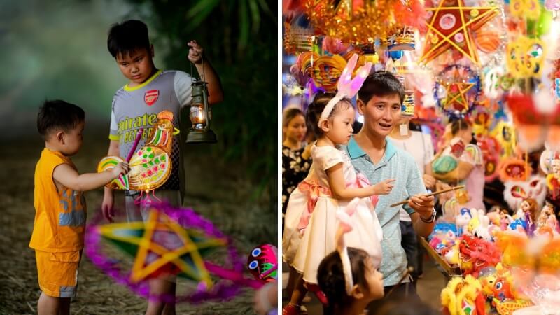 Ảnh Tết Trung thu xưa và nay 5