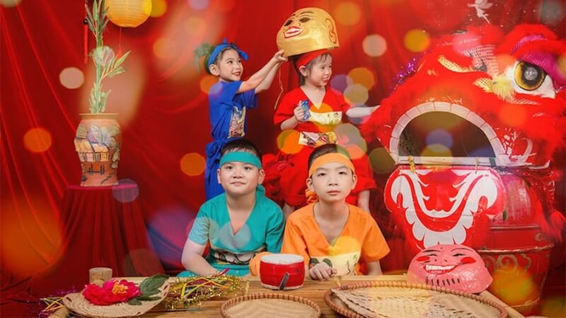 Gợi ý các concept chụp ảnh Tết Trung thu đẹp cho bé và gia đình