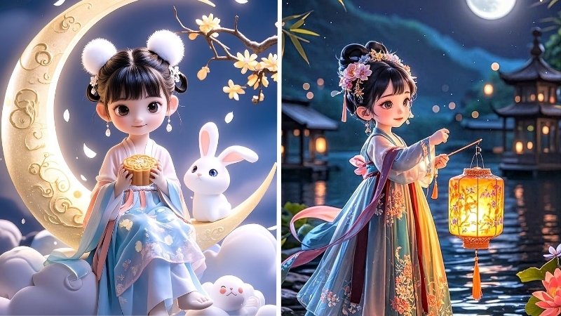 Hình nền chị Hằng, thỏ ngọc cute - 2