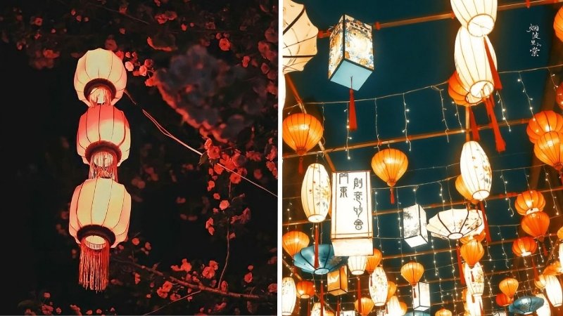 Hình nền lồng đèn lung linh, rực rỡ - 5