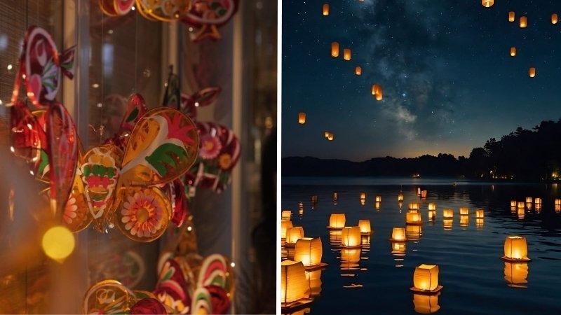Hình nền lồng đèn lung linh, rực rỡ - 1