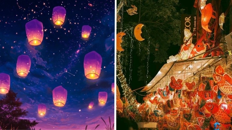 Hình nền lồng đèn lung linh, rực rỡ - 2
