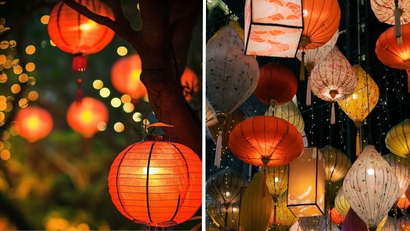Hình nền lồng đèn lung linh, rực rỡ - 4