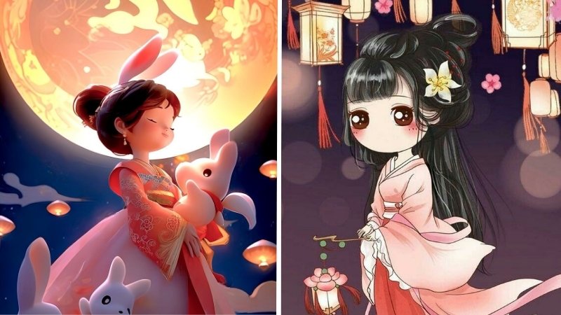 Hình nền chị Hằng, thỏ ngọc cute - 5